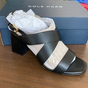 Cole Haan NEVER WORN - little black strappy heel!